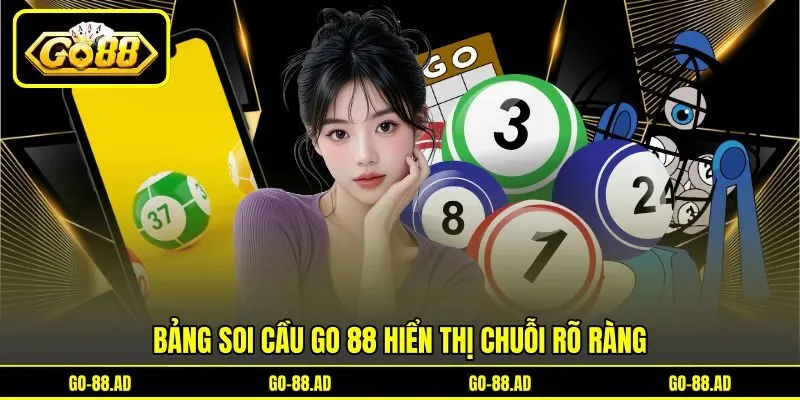Bảng soi cầu Go 88 hiển thị chuỗi rõ ràng Bảng soi cầu Go 88 hiển thị chuỗi rõ ràng