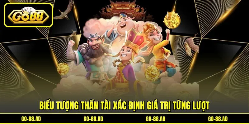 Biểu tượng Thần Tài xác định giá trị từng lượt